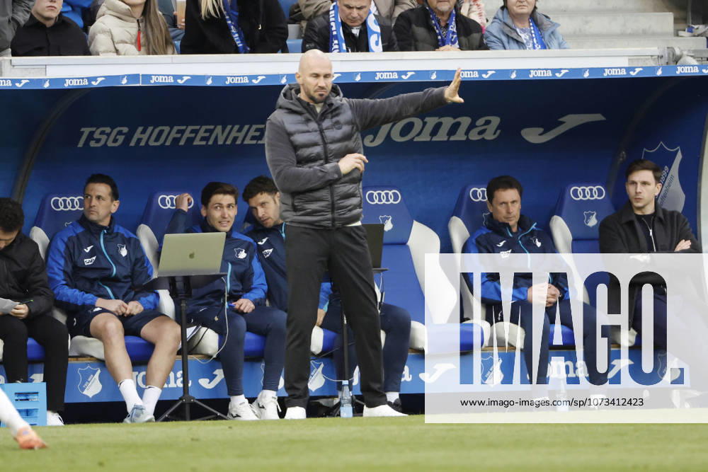 Christian Ilzer (TSG Hoffenheim, Trainer) , Deutschland, Fussball, 1. Bundesliga, 24.Spieltag, 2025 2026, TSG Hoffenheim vs. FC St. Pauli, 28.02.2026, Sinsheim PreZero Arena Deutschland