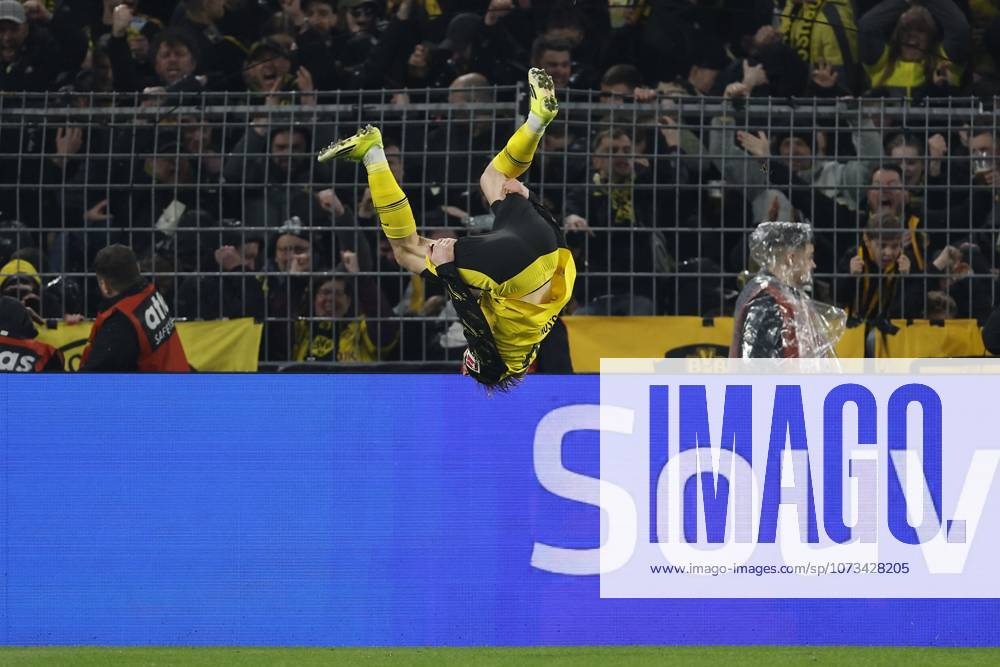 DORTMUND - Daniel Svensson of Borussia Dortmund celebrates the 2-2 during the Bundesliga match between Borussia Dortmund and FC Bayern Munich at Signal Iduna Park stadium on February 28, 2025, in Dortmund, Germany. MAURICE VAN STEEN ANP Bundesliga 2025-2026 ANPxSportx xMauricexvanxSteenxIVx 552033827 originalFilename: 552033827
