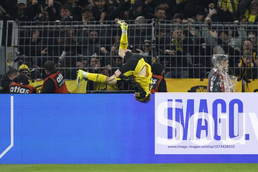 DORTMUND - Daniel Svensson of Borussia Dortmund celebrates the 2-2 during the Bundesliga match between Borussia Dortmund and FC Bayern Munich at Signal Iduna Park stadium on February 28, 2025, in Dortmund, Germany. MAURICE VAN STEEN ANP Bundesliga 2025-2026 ANPxSportx xMauricexvanxSteenxIVx 552033837 originalFilename: 552033837