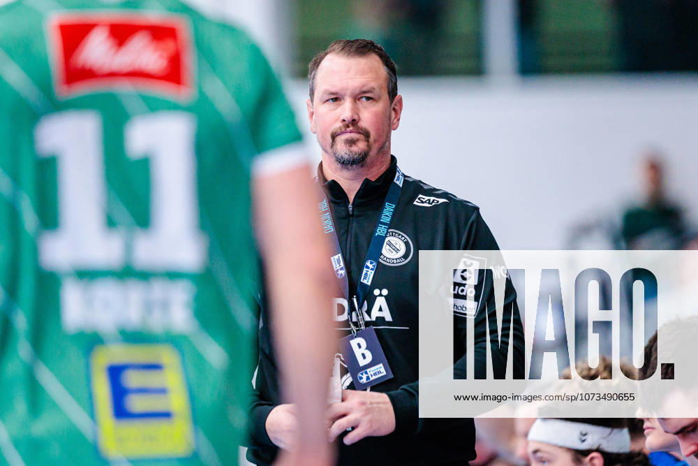 Misha Kaufmann (TVB Stuttgart, Trainer) GER, GWD Minden vs. TVB Stuttgart, Handball, 1. Bundesliga, 23. Spieltag, Spielzeit 2025 2026, 01.03.2026 GER, GWD Minden vs. TVB Stuttgart, Handball, 1. Bundesliga, 23. Spieltag, Spielzeit 2025 2026, 01.03.2026 Minden