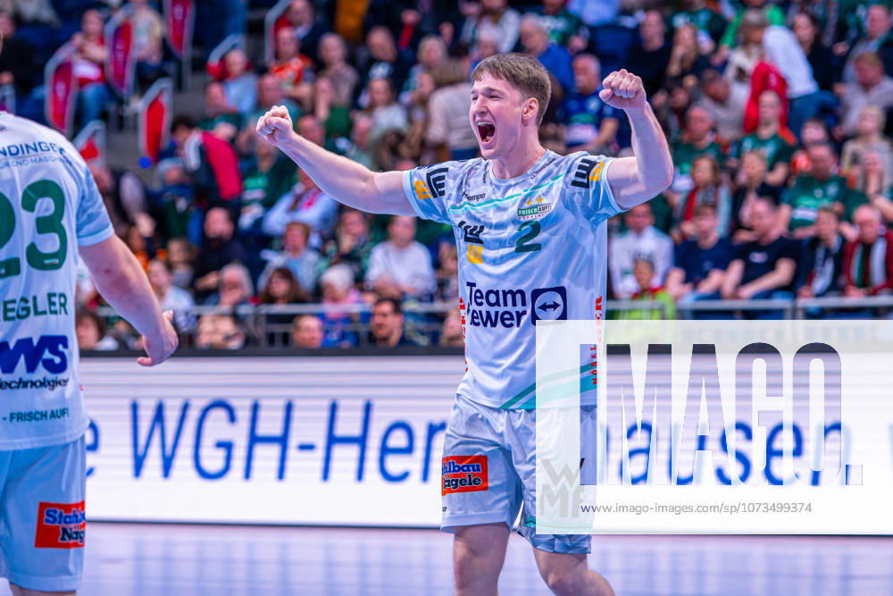 (v.l.), TSV Hannover-Burgdorf (grün) gegen FRISCH AUF! Göppingen (weiß) am 23. Spieltag der Saison 2025 2026 in der DAIKIN Handball-Bundesliga (01.03.2026, ZAG Arena (Hannover, GER),