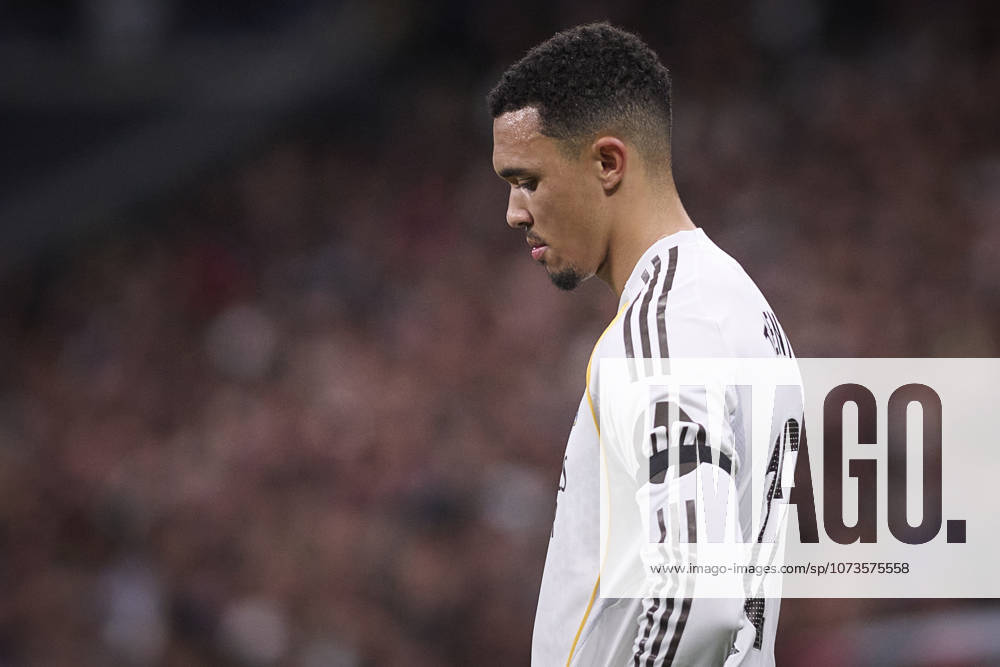 Real Madrid CFs Trent Alexander-Arnold dejected during La Liga match. March 2, 2026 (20260302147)
