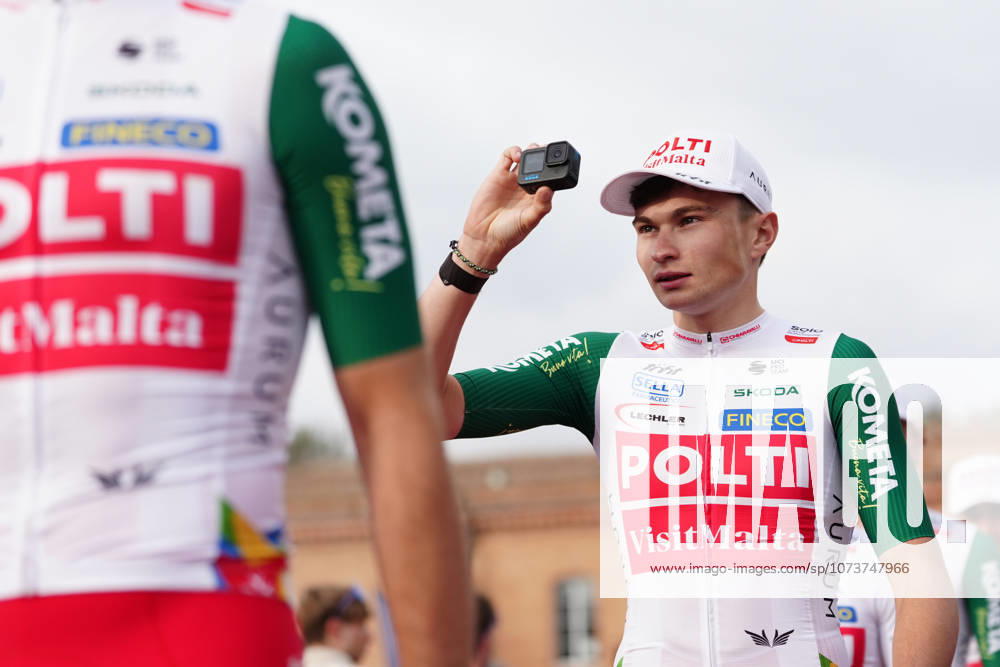 TEAM POLTI VISIT MALTA during the team presentation of the Strade Bianche e Strade Bianche Women cycling race in Siena - Tuscany - Italy - Friday, March 6 2026. - cycling