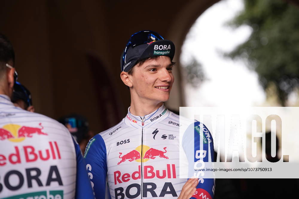 RED BULL - BORA - HANSGROHE during the team presentation of the Strade Bianche e Strade Bianche Women cycling race in Siena - Tuscany - Italy - Friday, March 6 2026. - cycling