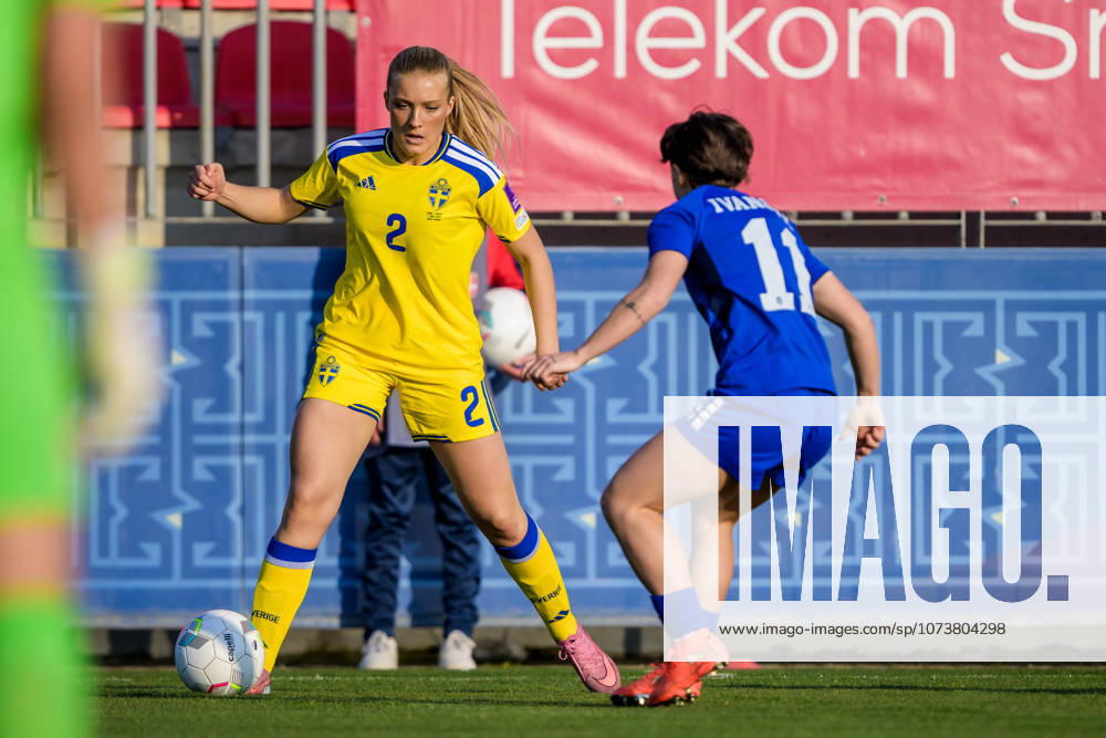 Smilla Holmberg of Sweden during the FIFA Womens World Cup Qualifier football match between Serbia and Sweden on March 7, 2026 in Stara Pazova. Photo: Ludvig Thunman BILDBYRAN kod LT LT0784 fotboll football soccer fotball vm-kval kval fifa womens world cup qualifier qualifier serbien serbia sverige sweden dam bbeng