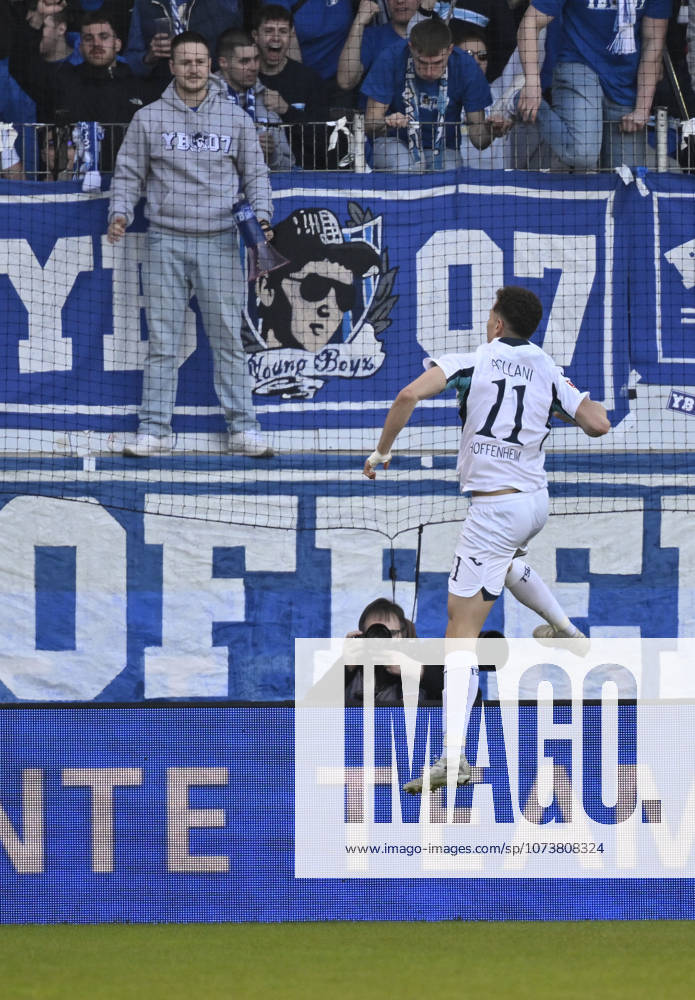 TOR zum 0:3 Fisnik Asllani TSG 1899 Hoffenheim (11) Torjubel dahinter Sportfotograf Harry Langer dpa 1. FC Heidenheim 1846 FCH vs TSG 1899 Hoffenheim 07.03.2026 DFL REGULATIONS PROHIBIT ANY USE OF PHOTOGRAPHS AS IMAGE SEQUENCES AND OR QUASI-VIDEO 1. FC Heidenheim 1846 FCH vs TSG 1899 Hoffenheim