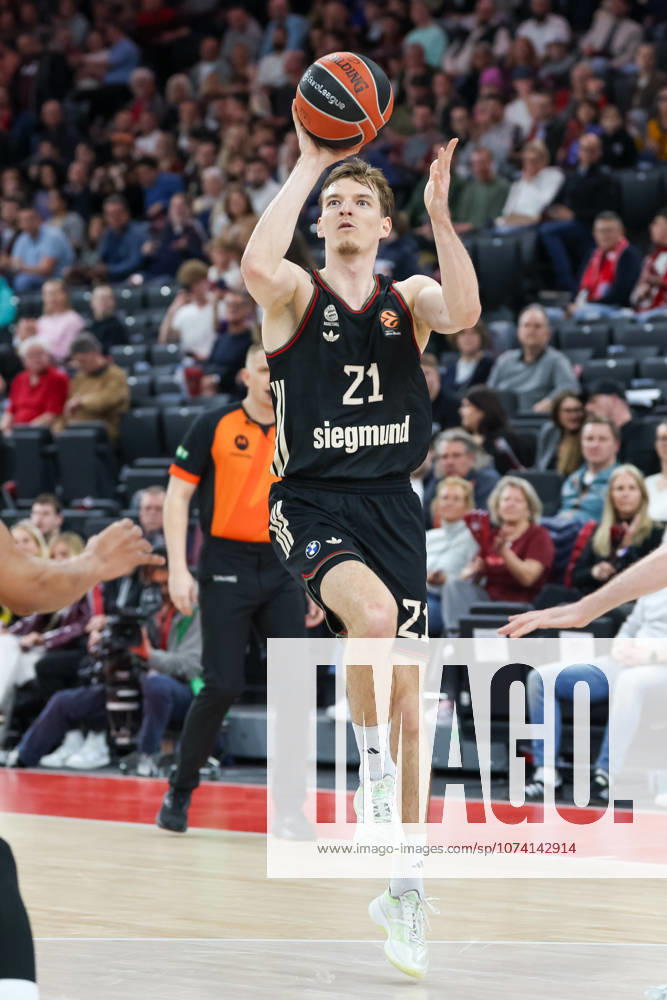 Justuz Hollatz (FC Bayern Basketball, 21), GER, FC Bayern Basketball vs. Anadolu Efes Istanbul, Basketball, Euroleague, 31. Spieltag, Saison 2025 2026, 12.03.2026, GER, FC Bayern Basketball vs. Anadolu Efes Istanbul, Basketball, Euroleague, 31. Spieltag, Saison 2025 2026, 12.03.2026 Muenchen