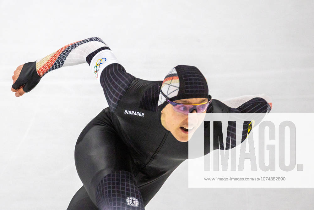 Finn SONNEKALB (GER). Eisschnelllauf, 1500 m der Maenner. Olympische Winterspiele 2026. 19.2.2026, in Mailand, Eisschnelllauf Stadion. Quelle Copyright Credit : Oryk HAIST