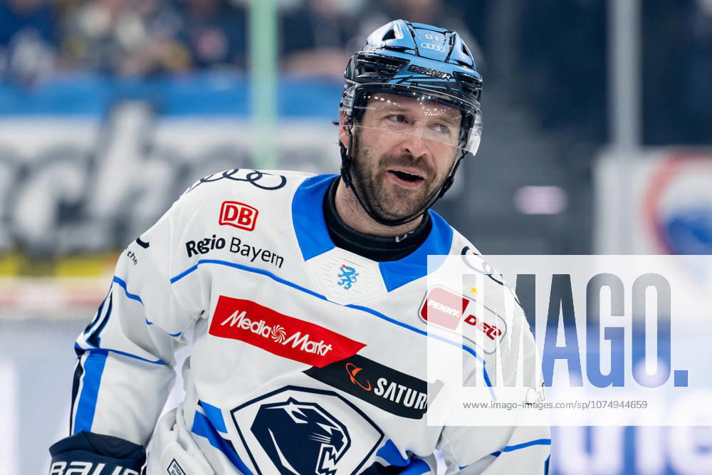 Riley Sheen (ERC Ingolstadt, 91) GER, EHC Red Bull Muenchen vs. ERC Ingolstadt, Eishockey, DEL, Playoffs, Viertelfinale Spiel 1, Saison 2025 2026, 24.03.2026. GER, EHC Red Bull Muenchen vs. ERC Ingolstadt, Eishockey, DEL, Playoffs, Viertelfinale Spiel 1, Saison 2025 2026, 24.03.2026. Muenchen