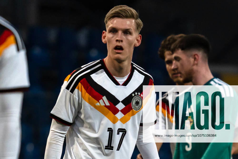 Deutschland: U21, U 21 EM-Qualifikation 2025 2026, Deutschland U21 vs. Nordirland U21, Freitag 27.03.2026, Eintracht Stadion Braunschweig DFB U21 Nationalmannschaft Anton Kade