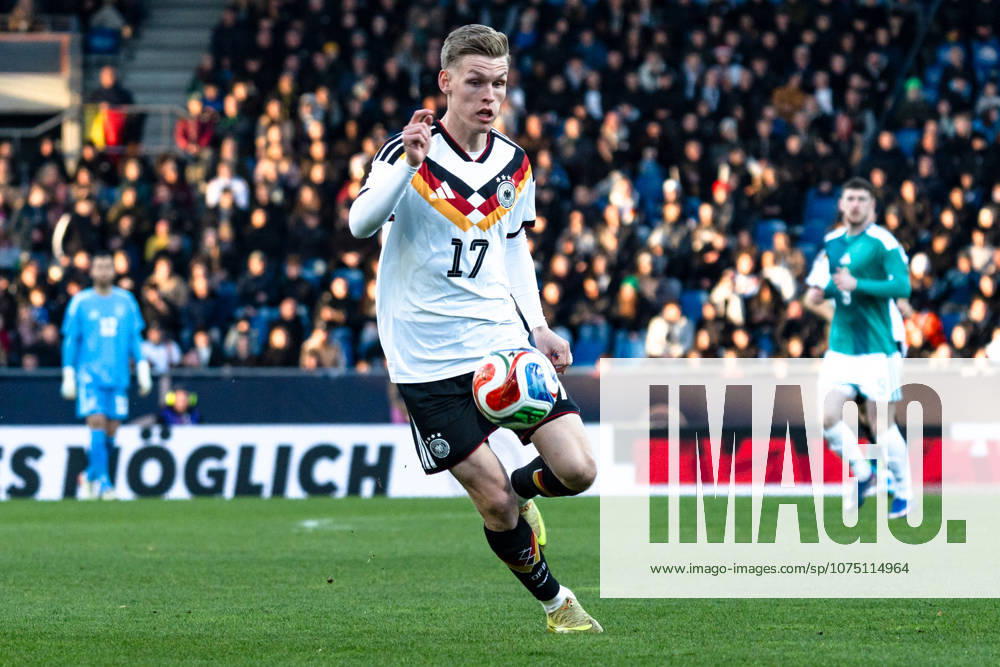 Deutschland: U21, U 21 EM-Qualifikation 2025 2026, Deutschland U21 vs. Nordirland U21, Freitag 27.03.2026, Eintracht Stadion Braunschweig DFB U21 Nationalmannschaft Anton Kade