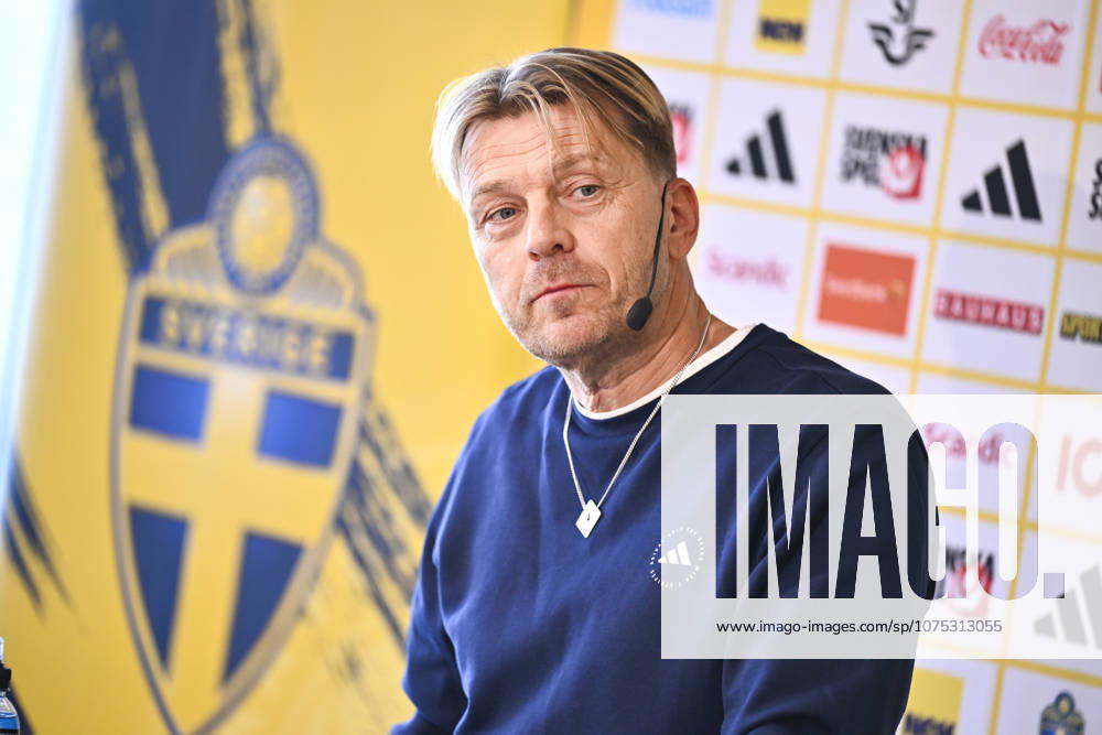 STOCKHOLM, SWEDEN 20260401 U23 national team, Nationalteam captain Magnus Wikman presents the squad for the semi-final against Norway and the following final or third-place match. STOCKHOLM SWEDEN