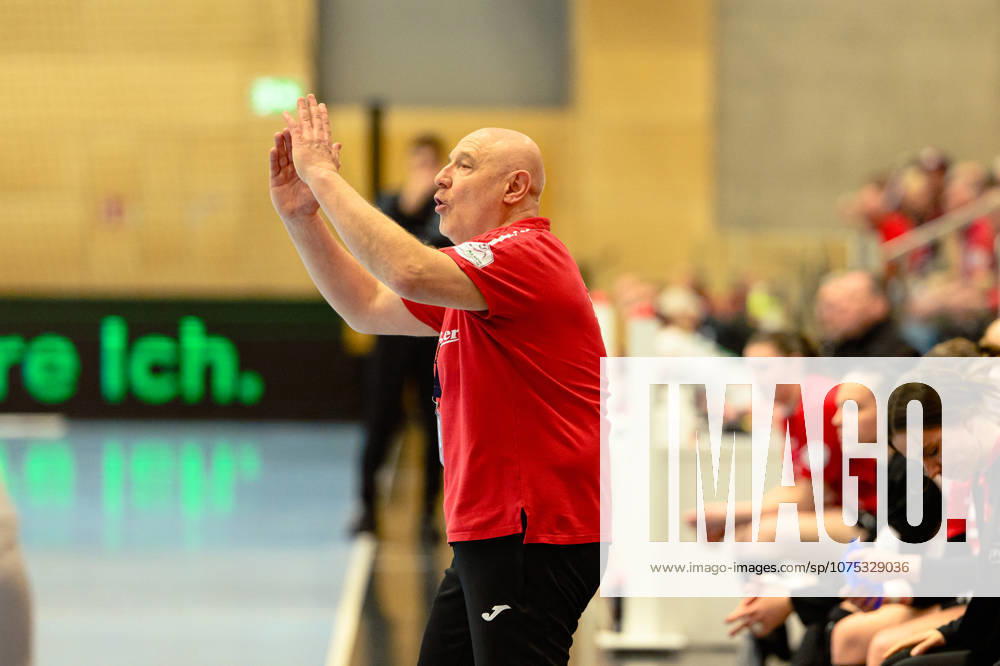 Herbert Mueller (Thueringer HC, Trainer) GER, Thueringer HC gegen BSV Sachsen Zwickau, Handball, Alsco Handball Bundesliga Frauen, 20. Spieltag, Saison 2025 2026, 01.04.2026 GER, Thueringer HC gegen BSV Sachsen Zwickau, Handball, Alsco Handball Bundesliga Frauen, 20. Spieltag, Saison 2025 2026, 01.04.2026 Bad Langensalza