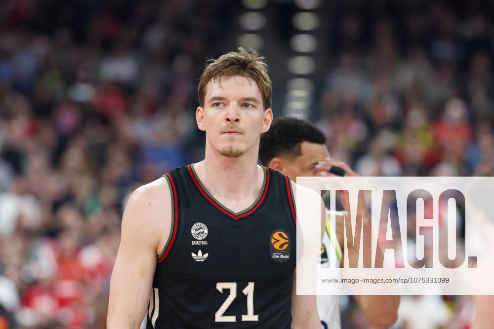Justuz Hollatz (FC Bayern Basketball, 21), GER, FC Bayern Basketball vs. Fenerbahce Beko Istanbul, Basketball, Euroleague, 35. Spieltag, Saison 2025 2026, 01.04.2026, GER, FC Bayern Basketball vs. Fenerbahce Beko Istanbul, Basketball, Euroleague, 35. Spieltag, Saison 2025 2026, 01.04.2026 Muenchen