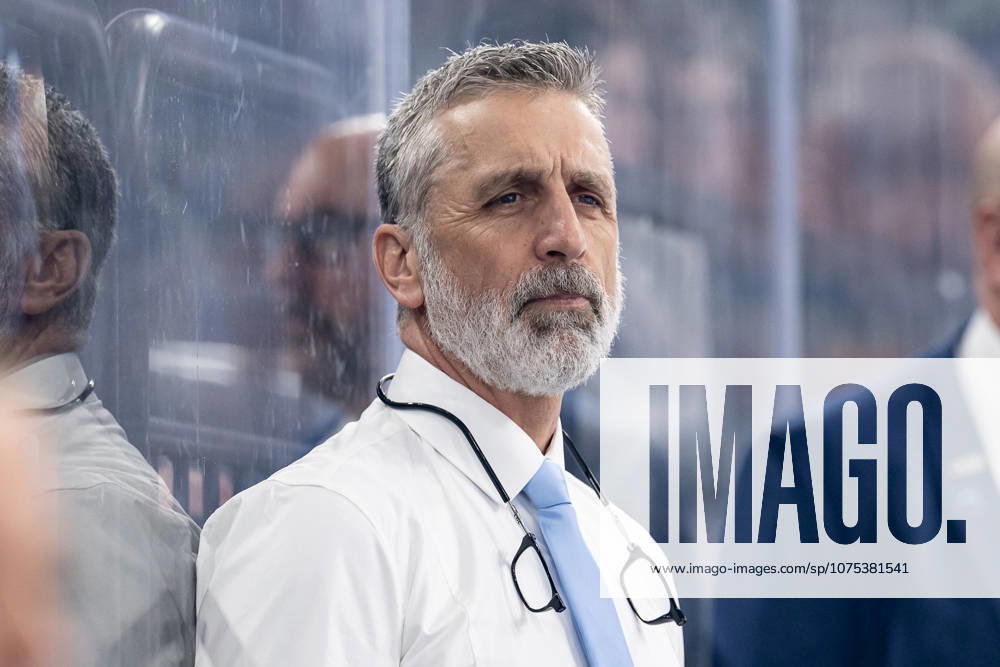 Mark French (Chef-Trainer, ERC Ingolstadt) Portrait Portraet GER, EHC Red Bull Muenchen vs. ERC Ingolstadt, Eishockey, DEL, Playoffs, Viertelfinale Spiel 5, Saison 2025 2026, 02.04.2026. GER, EHC Red Bull Muenchen vs. ERC Ingolstadt, Eishockey, DEL, Playoffs, Viertelfinale Spiel 5, Saison 2025 2026, 02.04.2026. Muenchen