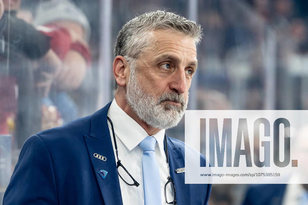 Mark French (Chef-Trainer, ERC Ingolstadt) Portrait Portraet GER, EHC Red Bull Muenchen vs. ERC Ingolstadt, Eishockey, DEL, Playoffs, Viertelfinale Spiel 5, Saison 2025 2026, 02.04.2026. GER, EHC Red Bull Muenchen vs. ERC Ingolstadt, Eishockey, DEL, Playoffs, Viertelfinale Spiel 5, Saison 2025 2026, 02.04.2026. Muenchen