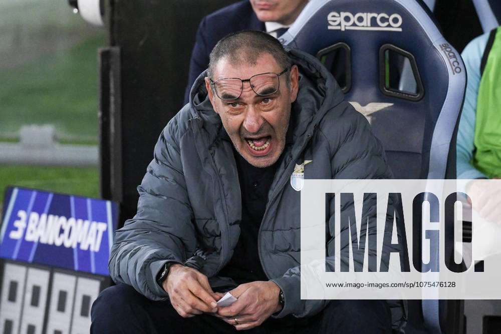 Foto IPP Luciano Adriani Roma 04 04 2026 Campionato di calcio Serie A Tim 2025-2026 Lazio v Parma Nella foto: Maurizio Sarri allenatore della Lazio Italy Photo Press - World Copyright Roma italy Italia ITALY