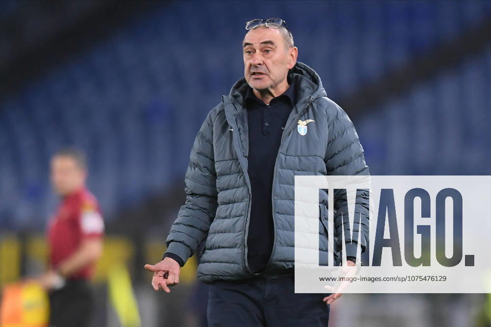 Foto IPP Luciano Adriani Roma 04 04 2026 Campionato di calcio Serie A Tim 2025-2026 Lazio v Parma Nella foto: Maurizio Sarri allenatore della Lazio Italy Photo Press - World Copyright Roma italy Italia ITALY