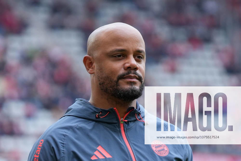 Vincent Kompany (FC Bayern München, Cheftrainer), Portrait, Porträt , Deutschland, Fussball, 1. Bundesliga, 28.Spieltag, 2025 2026, SC Freiburg vs. FC Bayern München, 04.04.2026, Europa-Park Stadion, Freiburg, Deutschland DFL REGULATIONS PROHIBIT ANY USE OF PHOTOGRAPHS AS IMAGE SEQUENCES AND OR QUASI-VIDEO. Freiburg Europa-Park Stadion Baden-Württemberg Deutschland