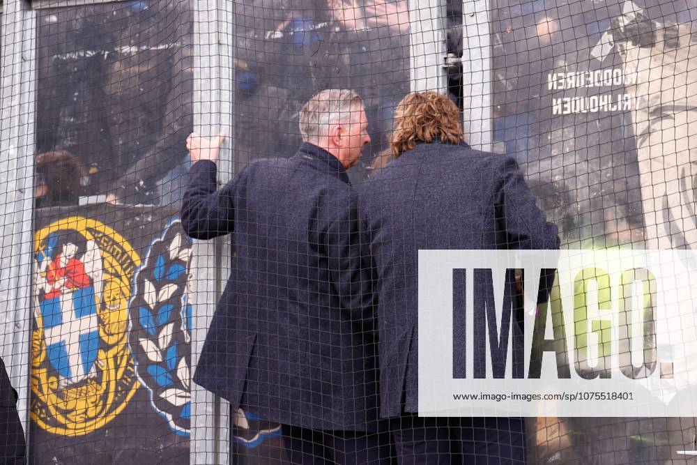 , Stadium De Adelaarshorst , season 2025 2026 , Dutch Eredivisie football , match between Go Ahead Eagles - PEC Zwolle , picture shows Gerry Hamstra, Joost Broerse, Go Ahead Eagles - PEC x202851935x
