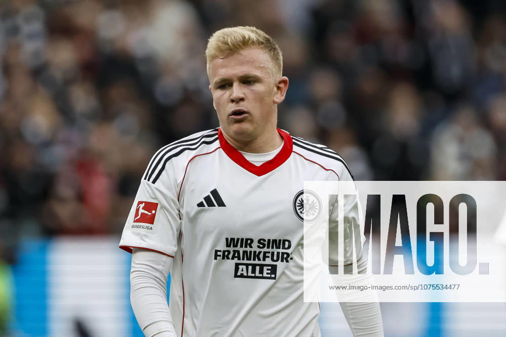 Jonathan Burkardt (Eintracht Frankfurt, 09) , Deutschland, Fussball, 1. Bundesliga, 28.Spieltag, 2025 2026, Eintracht Frankfurt vs. 1.FC Köln, 05.04.2026, Frankfurt am Main Deutsche-Bank-Park Hessen Deutschland