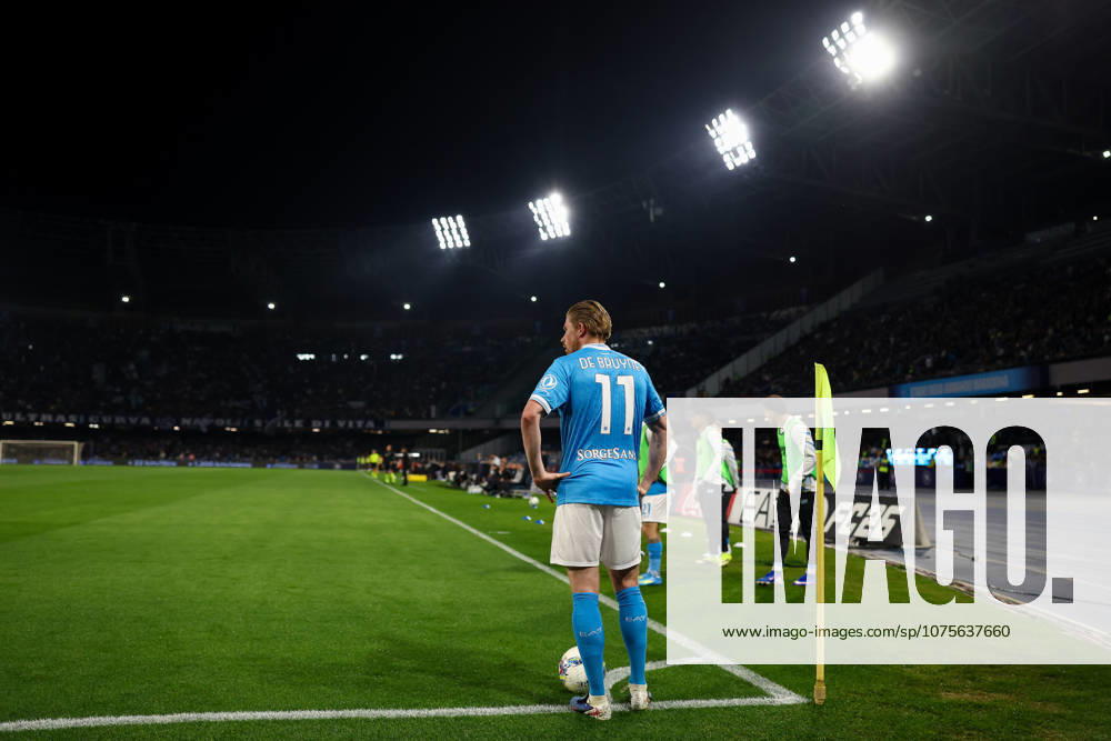 Napolis Kevin De Bruyne during the Serie A soccer match between Napoli and Milan at the Diego Armando Maradona Stadium in Naples, southern italy - Monday , April 06 , 2026. - Soccer .