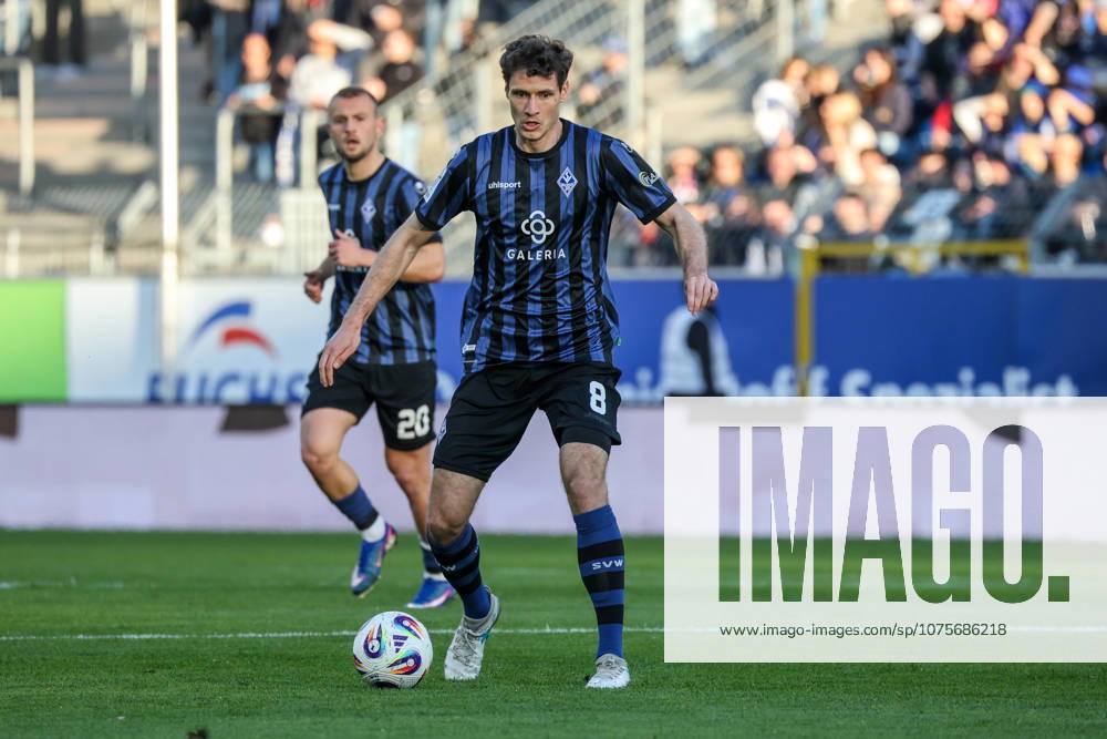 Maximilian Thalhammer (SV Waldhof Mannheim, 8) Fussball: 3. Liga, 32. Spieltag, SV Waldhof Mannheim vs. TSG 1899 Hoffenheim II am 07.04.2026 in Mannheim (Carl-Benz-Stadion), Deutschland Mannheim Carl-Benz-Stadion Deutschland