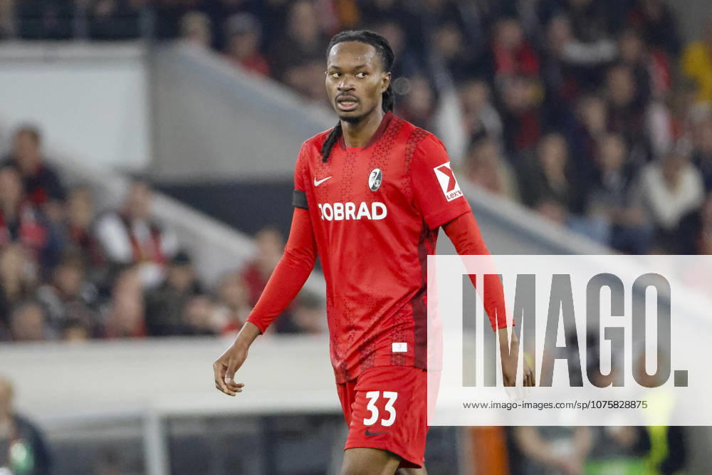 Jordy Makengo (SC Freiburg, 33) , Deutschland, Fussball, UEFA Europa League, Viertelfinale, 2025 2026, SC Freiburg vs. Celta Vigo, 09.04.2026, Freiburg im Breisgau Europa-Park Stadion (Stadion am Deutschland