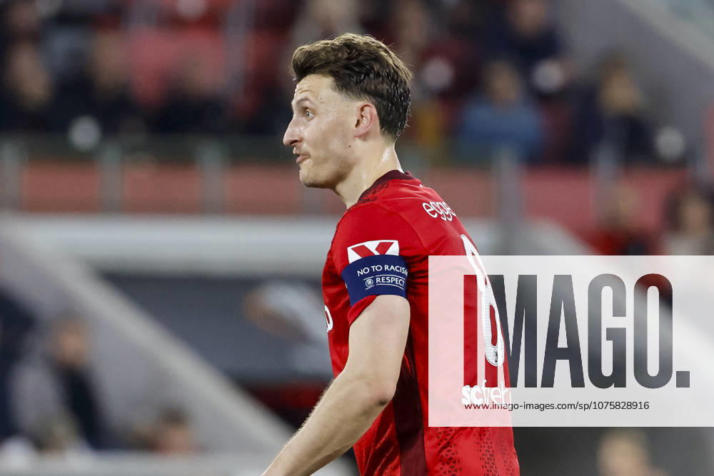 Maximilian Eggestein (SC Freiburg, 08), Mimik, Gesichtsausdruck, Emotion , Deutschland, Fussball, UEFA Europa League, Viertelfinale, 2025 2026, SC Freiburg vs. Celta Vigo, 09.04.2026, Freiburg im Breisgau Europa-Park Stadion (Stadion am Deutschland