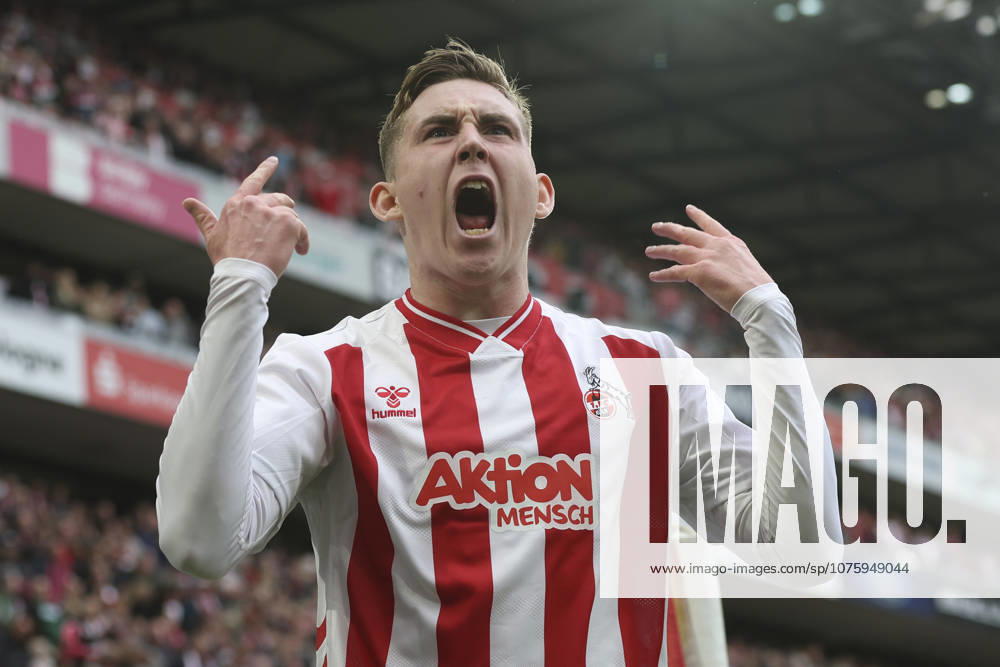 Isak Johannesson (1. FC Köln) Torjubel, jubelt nach ihrem Treffer zum 3:1 waehrend des Spiels der Bundesliga zwischen 1. FC Köln und SV Werder Bremen, RheinEnergieSTADION am 12. April 2026 in Köln, Deutschland. (Foto von Oliver Kaelke DeFodi Images) +++ Isak Johannesson (1. FC Köln) celebrates after scoring her team s third goal during the Bundesliga match between 1. FC Köln and SV Werder Bremen at RheinEnergieSTADION on April 12, 2026 in Köln, Germany. (Photo by Oliver Kaelke DeFodi Images) DFL regulations prohibit any use of photographs as image sequences and or quasi-video. (Photo by Oliver Kaelke DeFodi Images) -