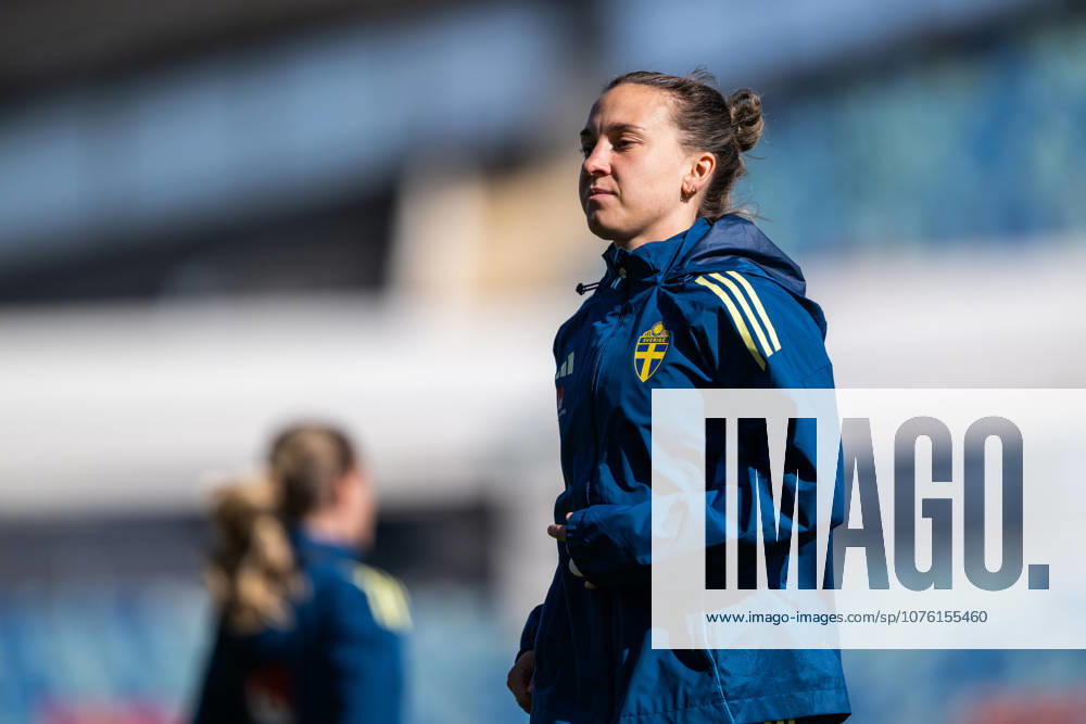 Julia Zigiotti Olme of the Swedish women s national football team during a training session on April 16, 2026 in Gothenburg. Photo: Mathias Bergeld BILDBYRAN kod MB MB1364 fotboll football soccer fotball vm-kval kval fifa womens world cup qualifier qualifier träning practice training sverige sweden dam bbeng women kvinner