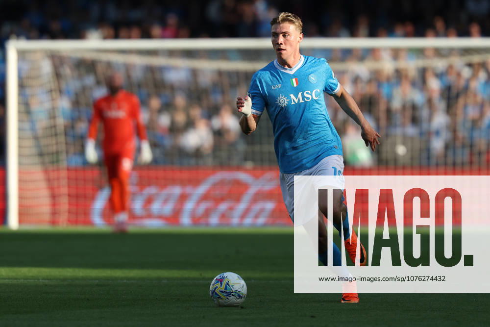 Napolis Rasmus Hojlund during the Serie A soccer match between Napoli and Lazio at the Diego Armando Maradona Stadium in Naples, southern italy - Saturday , April 18 , 2026. - Soccer .
