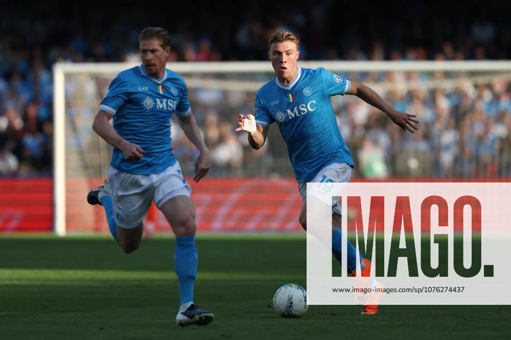 Napolis Rasmus Hojlund during the Serie A soccer match between Napoli and Lazio at the Diego Armando Maradona Stadium in Naples, southern italy - Saturday , April 18 , 2026. - Soccer .