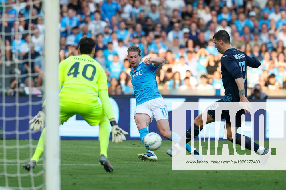 Napolis Kevin De Bruyne during the Serie A soccer match between Napoli and Lazio at the Diego Armando Maradona Stadium in Naples, southern italy - Saturday , April 18 , 2026. - Soccer .