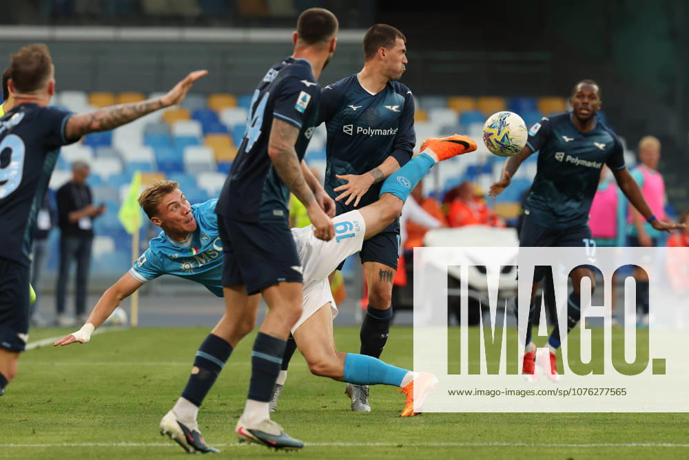 Napolis Rasmus Hojlund during the Serie A soccer match between Napoli and Lazio at the Diego Armando Maradona Stadium in Naples, southern italy - Saturday , April 18 , 2026. - Soccer .
