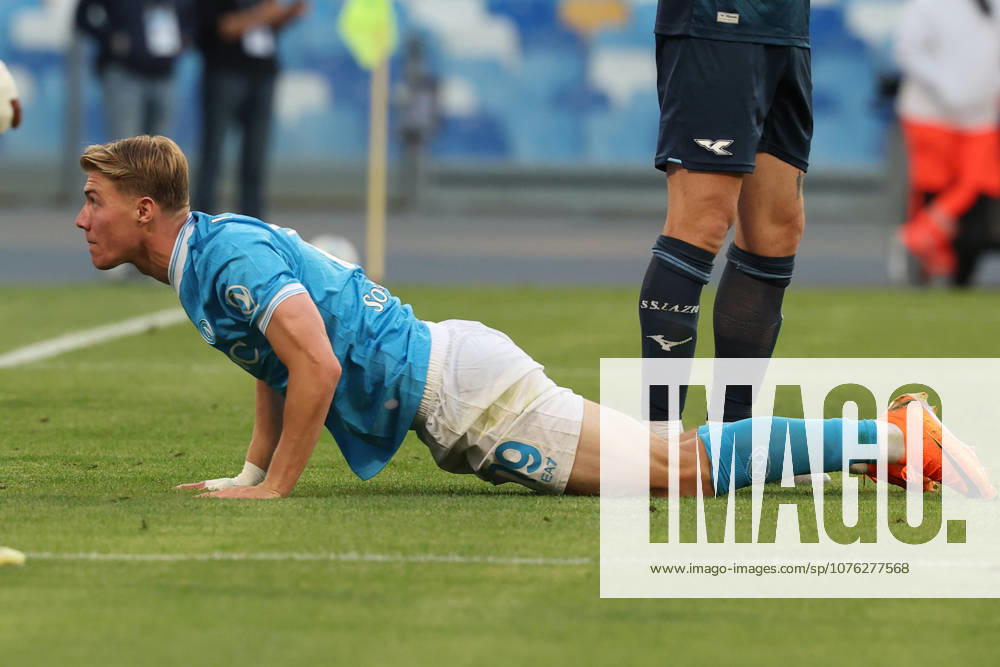 Napolis Rasmus Hojlund during the Serie A soccer match between Napoli and Lazio at the Diego Armando Maradona Stadium in Naples, southern italy - Saturday , April 18 , 2026. - Soccer .