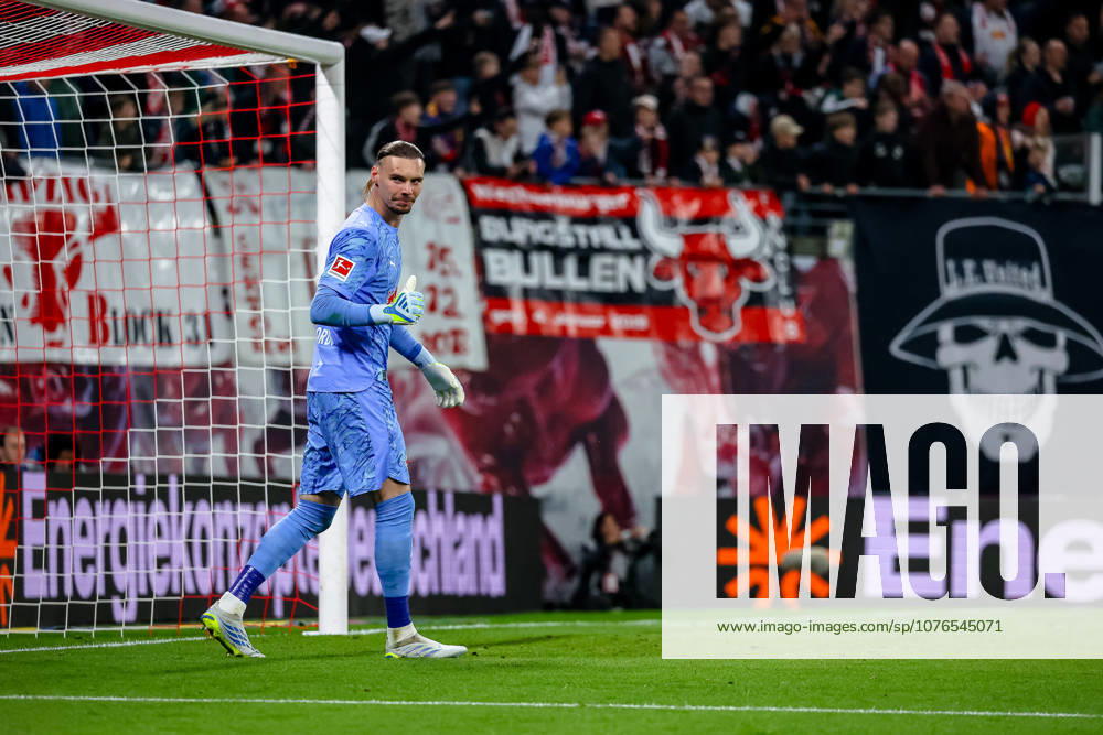 Maarten Vandevoordt (RB Leipzig, 26) Jubel, Torjubel, jubelt ueber Tor zum 2:0 nach Vorlage, RB Leipzig vs. 1. FC Union Berlin, Fussball, 1. Bundesliga, 31. Spieltag, Saison 2025 2026, 24.04.2026,¨ DFL REGULATIONS PROHIBIT ANY USE OF PHOTOGRAPHS AS IMAGE SEQUENCES AND OR QUASI-VIDEO,¨ RB Leipzig vs. 1. FC Union Berlin, Fussball, 1. Bundesliga, 31. Spieltag, Saison 2025 2026, 24.04.2026 Leipzig