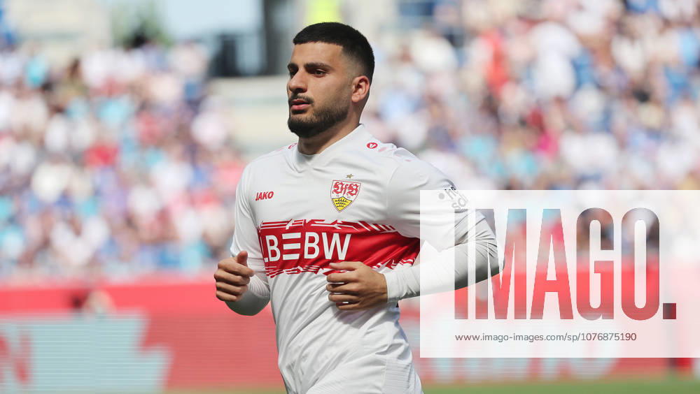 Sinsheim , Fußball Bundesliga TSG 1899 Hoffenheim vs. VfB Stuttgart , Deniz Undav ( VfB )