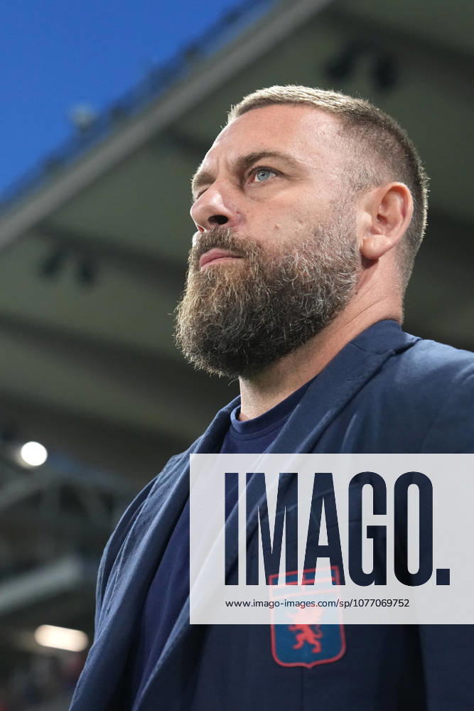Genoas head coach Daniele De Rossi during the Serie A soccer match between Atalanta and Genoa at the New Balance Stadium in Bergamo , north Italy - Saturday , May 02 , 2026. - Soccer .