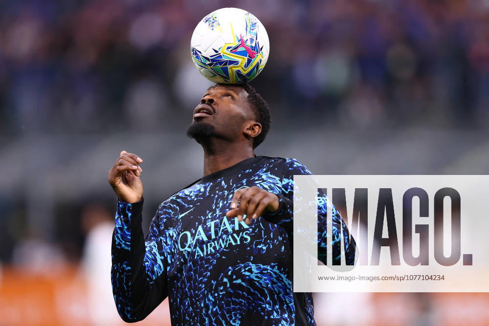 Serie A Fc Internazionale - Parma Calcio Marcus Thuram of Fc Internazionale during warm up before the Serie A match beetween Fc Internazionale and Parma Calcio at Stadio Giuseppe Meazza on May 3 2026 in Milan Italy . Milano Stadio Giuseppe Meazza Italy