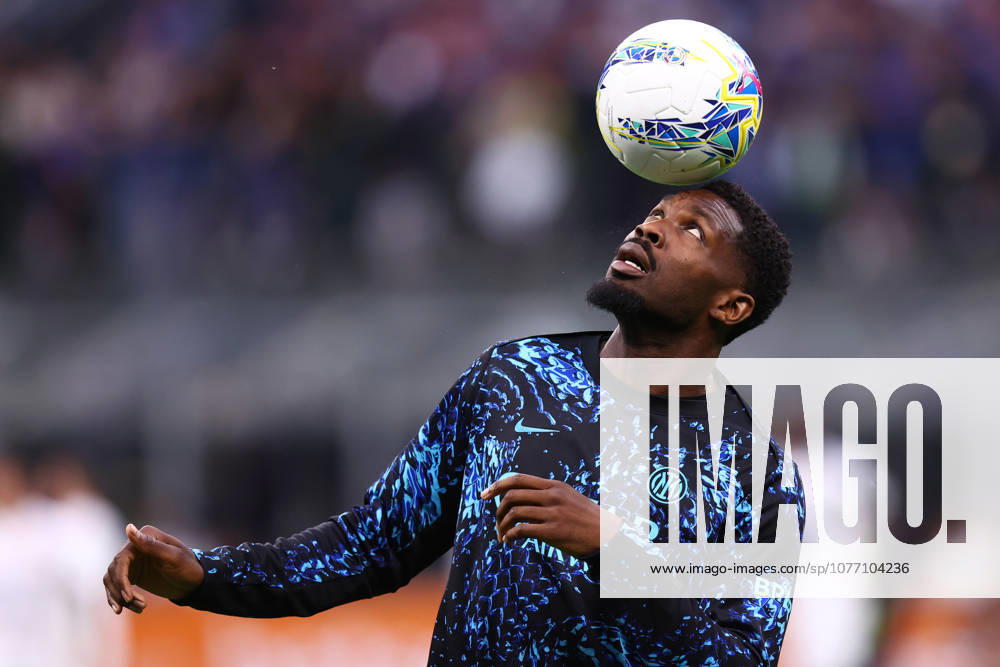 Serie A Fc Internazionale - Parma Calcio Marcus Thuram of Fc Internazionale during warm up before the Serie A match beetween Fc Internazionale and Parma Calcio at Stadio Giuseppe Meazza on May 3 2026 in Milan Italy . Milano Stadio Giuseppe Meazza Italy