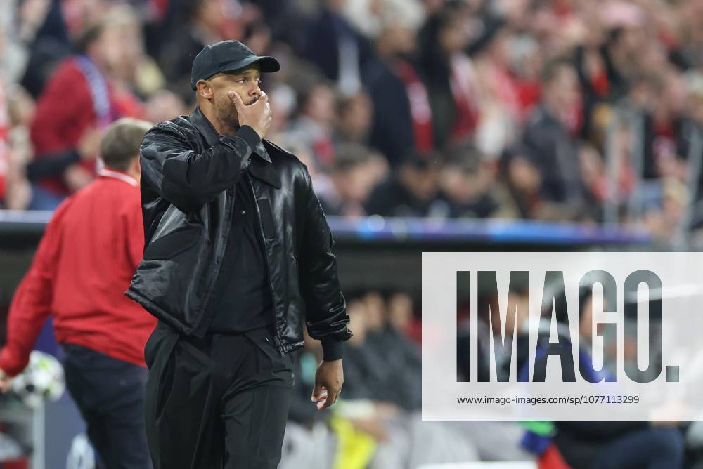 Enttaeuschung bei Chef-Trainer Vincent Kompany (FC Bayern Muenchen), FC Bayern Muenchen vs. Paris Saint-Germain, Fussball, UEFA, Champions League, Halbfinale, Rueckspiel, 06.05.2026 Muenchen Bayern Deutschland
