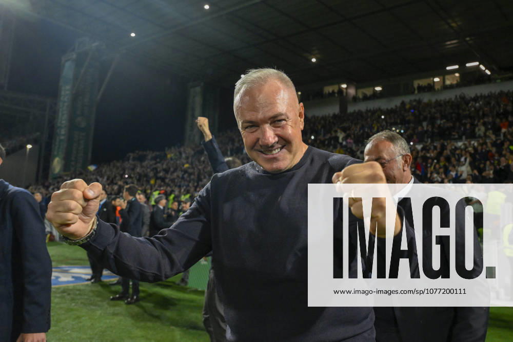 Frosinone s head coach Massimiliano Alvini during the Serie BKT soccer match between Frosinone and Mantova at the Frosinones Benito Stirpe stadium, Italy - Friday, May 08, 2026 - Soccer ( Photo by Fabrizio Corradetti LaPresse )