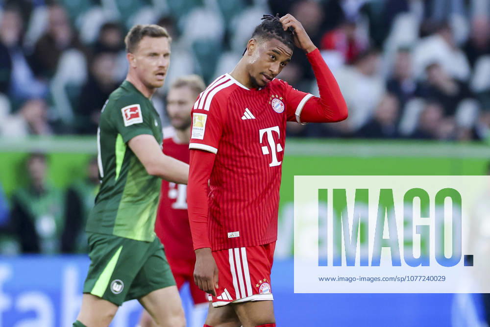 Michael Olise (FC Bayern Muenchen) schaut enttaeuscht, Bundesliga, VfL Wolfsburg v FC Bayern München, Volkswagen Arena am 09. May 2026 in Wolfsburg, Deutschland. (Foto von Marco Steinbrenner DeFodi Images) Michael Olise (FC Bayern Muenchen) looks dejected, Bundesliga, VfL Wolfsburg v FC Bayern München, Volkswagen Arena, May 9, 2026 in Wolfsburg, Germany. (Photo by Marco Steinbrenner DeFodi Images) DFL regulations prohibit any use of photographs as image sequences and or quasi-video. -