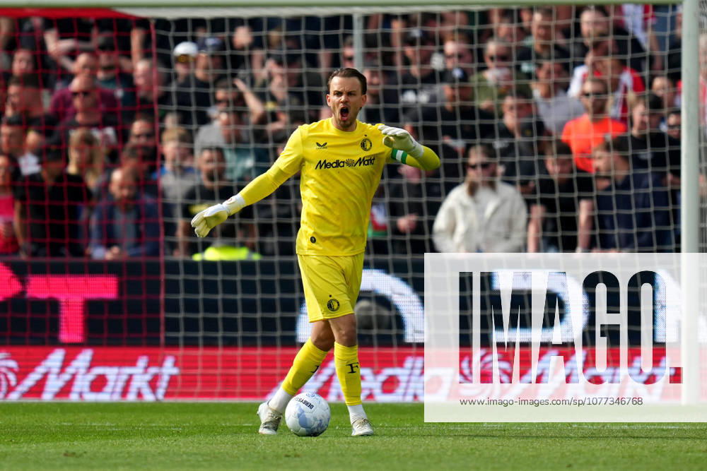 Eredivisie: Feyenoord Rotterdam v AZ Alkmaar Rotterdam - Goalkeeper Timon Wellenreuther of Feyenoord Rotterdam during the 33rd competition round of the 2025 2026 Eredivisie season. The match is set between Feyenoord Rotterdam and AZ Alkmaar at De Kuip on 10 May 2026 in Rotterdam, The Netherlands.
