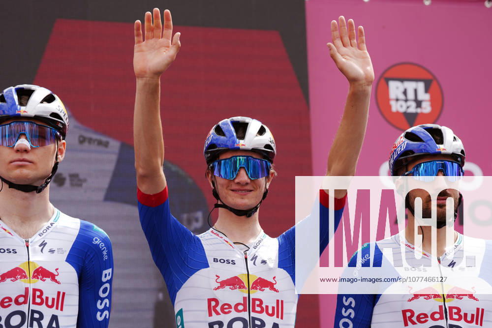 Italys Giulio Pellizzari of Red Bull - Bora - Hansgrohe during Stage 7 of the Giro dItalia from Formia to Blockhaus, Italy. Friday May 15, 2026.