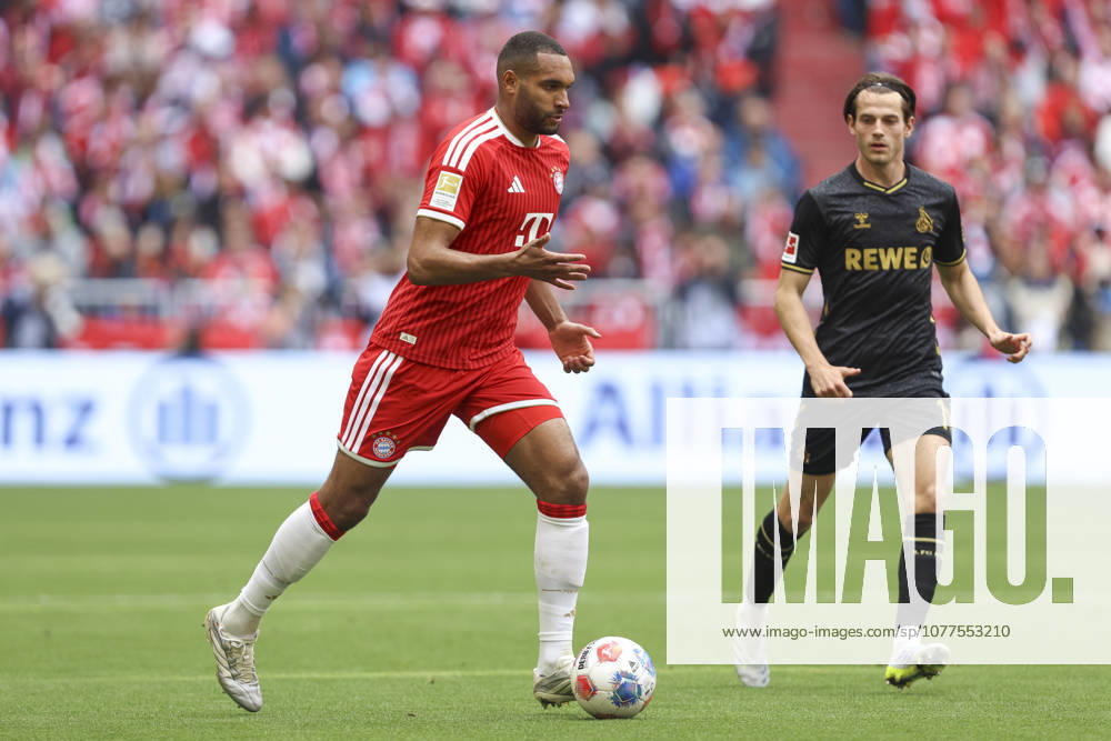 Jonathan Tah (FC Bayern München) in Aktion, am Ball, Einzelaktion waehrend des Spiels der Bundesliga zwischen FC Bayern München und 1. FC Köln, Allianz Arena am 16. May 2026 in München, Deutschland. (Foto von Oliver Kaelke DeFodi Images) +++ Jonathan Tah (FC Bayern München) controls the ball during the Bundesliga match between FC Bayern München and 1. FC Köln at Allianz Arena on May 16, 2026 in München, Germany. (Photo by Oliver Kaelke DeFodi Images) DFL regulations prohibit any use of photographs as image sequences and or quasi-video. (Photo by Oliver Kaelke DeFodi Images) -