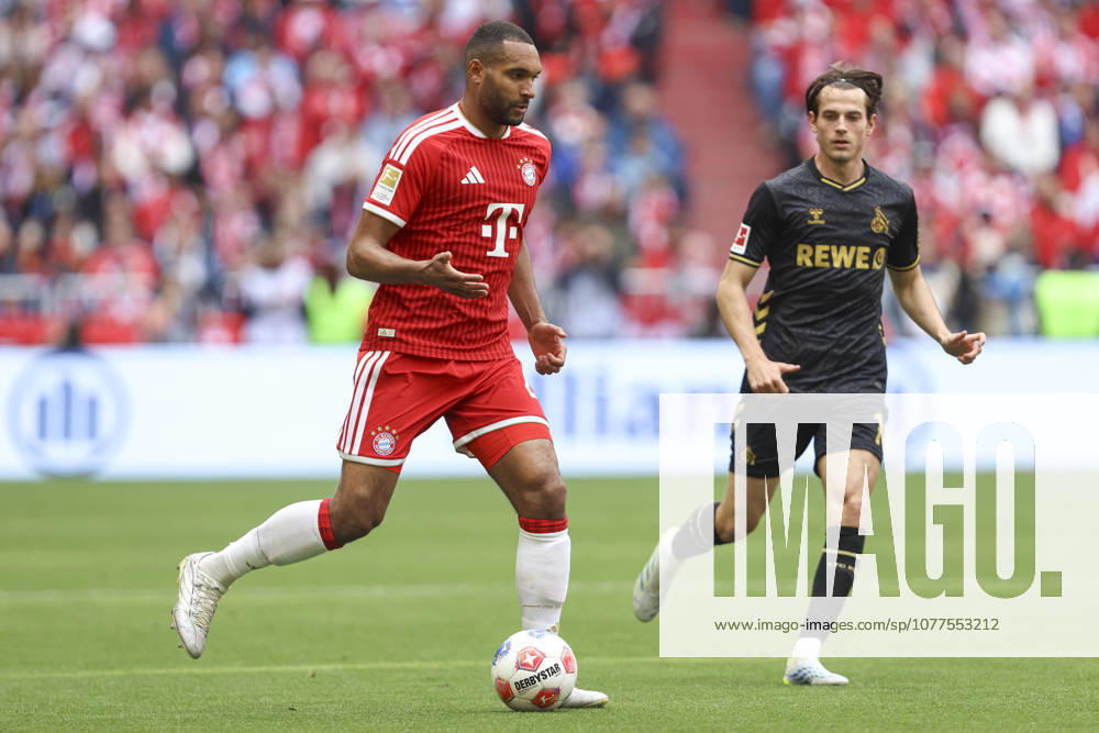 Jonathan Tah (FC Bayern München) in Aktion, am Ball, Einzelaktion waehrend des Spiels der Bundesliga zwischen FC Bayern München und 1. FC Köln, Allianz Arena am 16. May 2026 in München, Deutschland. (Foto von Oliver Kaelke DeFodi Images) +++ Jonathan Tah (FC Bayern München) controls the ball during the Bundesliga match between FC Bayern München and 1. FC Köln at Allianz Arena on May 16, 2026 in München, Germany. (Photo by Oliver Kaelke DeFodi Images) DFL regulations prohibit any use of photographs as image sequences and or quasi-video. (Photo by Oliver Kaelke DeFodi Images) -