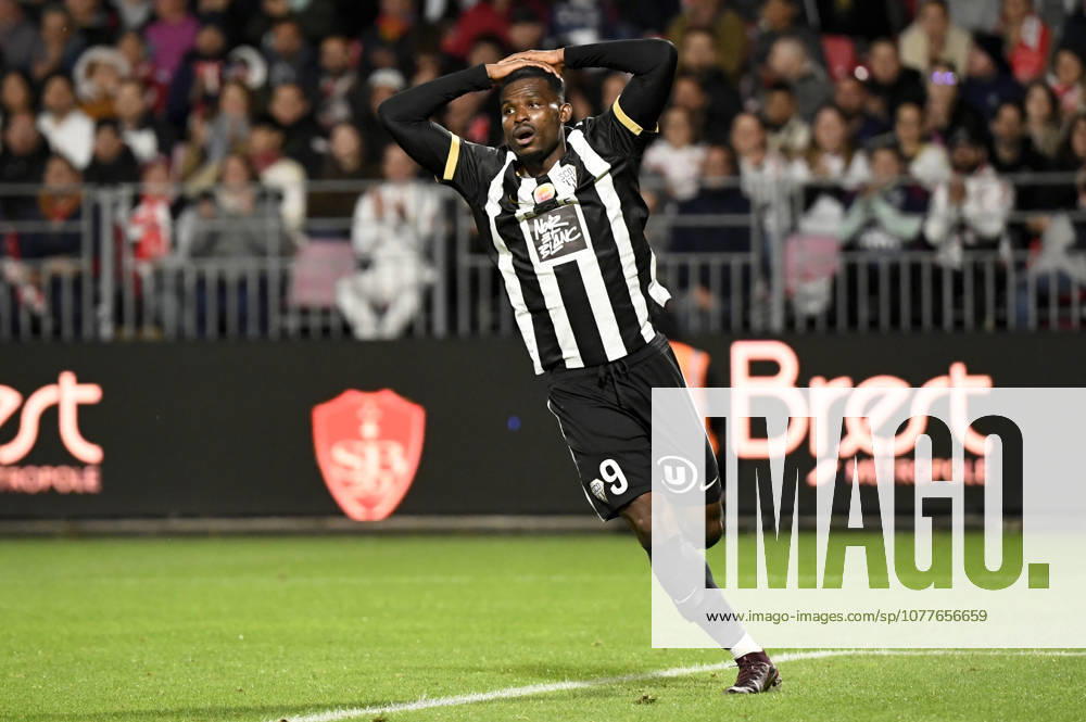Stade Brestois 29 v Angers SCO - Ligue 1 McDonald s 2025 2026 09 Goduine KOYALIPOU (sco) during the Ligue 1 McDonald s match between Brest and Angers at Stade Francis Le Ble on May 17, 2026 in Brest, France. Brest France