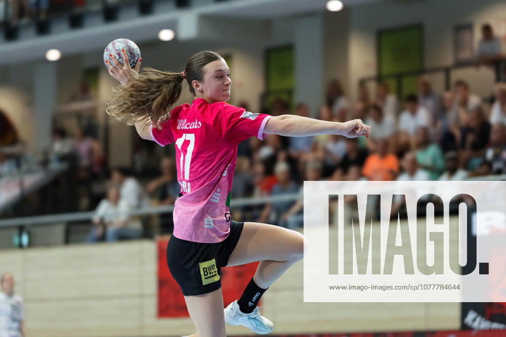 Emma Hertha (Halle, 17), SV Union Halle-Neustadt vs. BSV Sachsen Zwickau, Handball Bundesliga Frauen, Play-Offs 5-11 Spieltag 6, Saison 2025 26, 23.05.2026 Halle SWH Arena Sachsen-Anhalt Deutschland